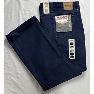 Wrangler Rugged Wear Mens Stretch Jeans Dark Wash Classic Fit 48x30